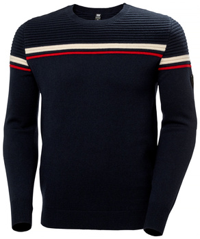 SWETER MĘSKI HELLY HANSEN MERINOS CARV KNITTED  (65779) NAVY