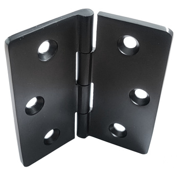 ZAWIAS, STAL NIERDZEWNA 77X76,2 MM, CZARNY