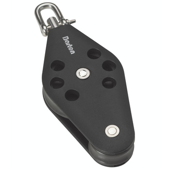 BLOCZEK F 30/58MM FIDDLE SWIVEL ROZMIAR 3 - CZARNY