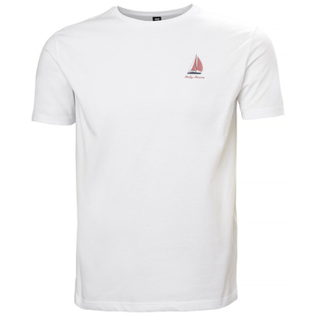 KOSZULKA MĘSKA HELLY HANSEN SHORELINE T-SHIRT 3.0 54601 WHITE