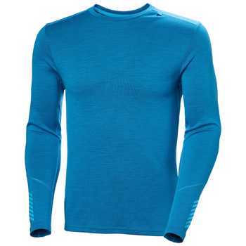 Bielizna termiczna Helly Hansen LIFA MERINO MIDWEIGHT CREW NEPTUNE BLUE