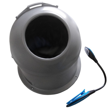 KOMPAS C4 CHH Z LAMPĄ 100MM PŁASKA TARCZA (W) (X)