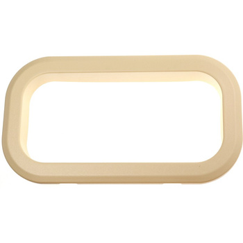 RAMKA WYKOŃCZENIOWA - OKNO ST0 NIEOTWIERANE - KREMOWA