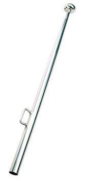 FLAGSZTOK NIERDZEWNY 75 CM ŚREDNICA 25 MM - MASZT DO BANDERY LUB FLAGI JACHTOWEJ