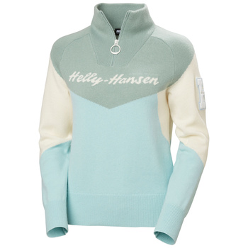 SWETER DAMSKI HELLY HANSEN APRES KNITTED SWEATER 66029 BARELY BLUE