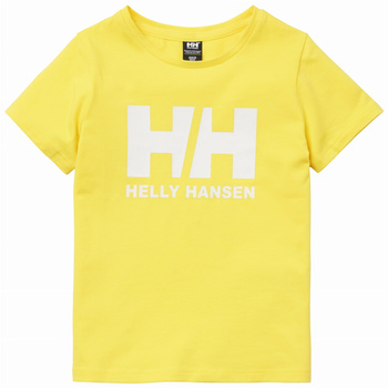 KOSZULKA DZIECIĘCA HELLY HANSEN LOGO T-SHIRT 40455 BUMBLEBEE YELLOW