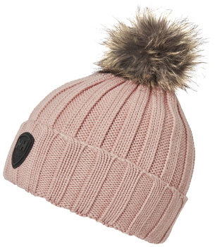 HELLY HANSEN CZAPKA DAMSKA Z POMPONEM (67156) LIMELIGHT BEANIE PUDROWY RÓŻ