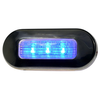 LAMPKA LED COURTESY STAL NIERDZEWNA, 12-24V, L76, W32MM, KOLOR NIEBIESKI