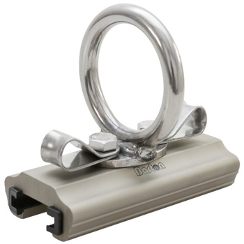 WÓZEK T 32MM SPINNAKER POLE SLIDE Z KIPĄ S/S I Z DWOMA ZACZEPAMI (N)