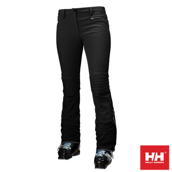 HELLY HANSEN SPODNIE DAMSKIE SOFTSHELLOWE (65561) BELLISSIMO CZARNE