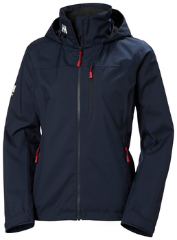 KURTKA DAMSKA HELLY HANSEN W CREW HOODED JACKET 2.0 NAVY (34448)