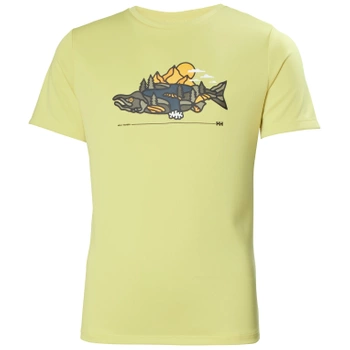 KOSZULKA DZIECIĘCA HELLY HANSEN MARKA 41691 LIMONKOWY