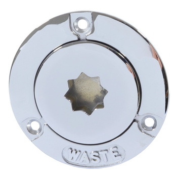 WLEW WASTE MOSIĄDZ CHROMOWANY 38MM NA KORBĘ