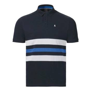 KOSZULKA MĘSKA POLO MUSTO M ORIGINAL STRIPED SS POLO 85105 NAVY