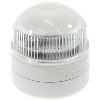 LAMPA NAWIGACYJNA BIAŁA 360 KOTWICZNA LED - 12V OBUDOWA BIAŁA