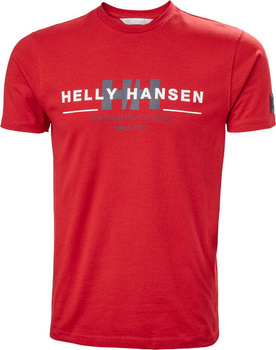 KOSZULKA MĘSKA HELLY HANSEN RWB GRAPHIC 53763  RED