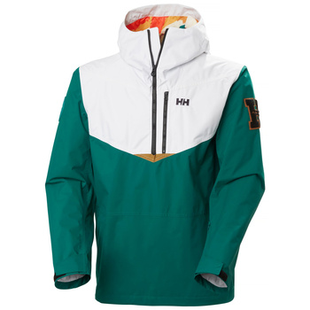 KURTKA MĘSKA HELLY HANSEN NARCIARSKA APRES ANORAK  65980 EMERALD