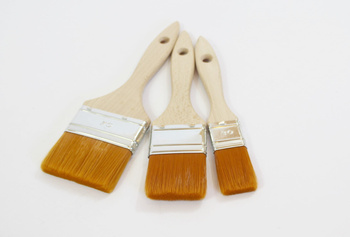 PĘDZEL PŁASKI DO ŻELKOTÓW I FARB 70 MM