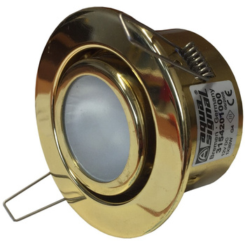 LAMPKA KABINOWA ARRAS SWIVEL 12V 20W BRASS 80MM