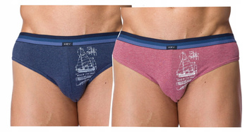 SLIPY MĘSKIE KEY 2-PACK JACHT