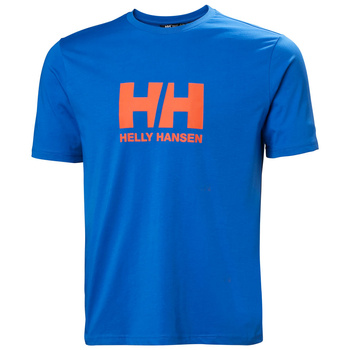 KOSZULKA MĘSKA HELLY HANSNE LOGO T-SHIRT 2.0 (30396) COBALT 2.0