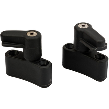 KLAMKA - OKNO STAINLESS STEEL ROUND SS 250-296MM - CZARNA