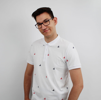 KOSZULKA MĘSKA BARTEX COMP. POLO JACHTY 35974 WHITE