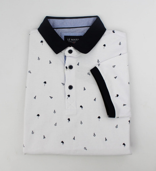 KOSZULKA  MĘSKA POLO LE MARIN  O2023 MIX WZORÓW