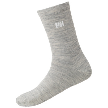 HELLY HANSEN SKARPETY 2-PAK (67481) EVERYDAY WOOL SOCKS SZARY MELANŻ