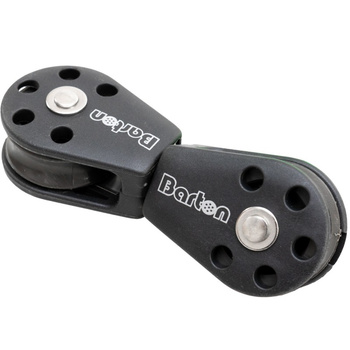 BLOCZEK POJEDYŃCZY Z KRĘTLIKIEM - ZŁĄCZONY - ROZMIAR 1 - LINA 8MM