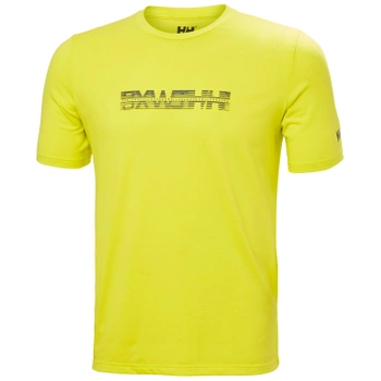 KOSZULKA MĘSKA HELLY HANSEN UPF40+ (34053) HP RACING T-SHIRT LIMONKA