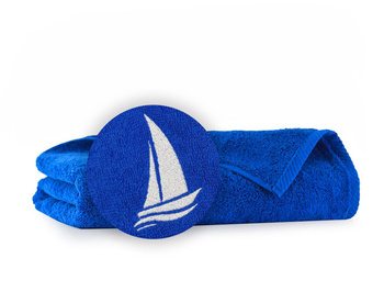 ZWOLTEX RĘCZNIK JACHT NIEBIESKI
