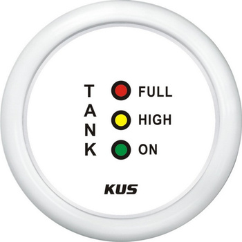 PANEL KONTROLNY POZIOMU FEKALII, 3-LED, D62MM, BIAŁY, SERIA V