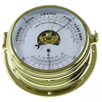 BAROMETR PRECYZYJNY, MOSIĄDZ, 180MM