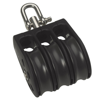 BLOCZEK T 45MM SWIVEL B/B ROZMIAR 3. CZARNY