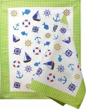 ŚCIERECZKA KUCHENNA 50X70CM  KPL (3SZT) ZIELONA