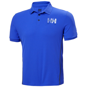 KOSZULKA MĘSKA HELLY HANSEN  UPF40+  RACING POLO 34172  ROYAL