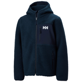 KURTKA POLAROWA HELLY HANSEN JR CHAMP PILE 41844 JACKET 2.0 NAVY