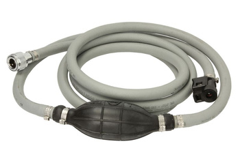 Przewód paliwowy z gruszką  dł.: 2,7m  średnica złączki w calach: 3/8cal  średnica złączki: 9,5mm SIERRA (zestaw)