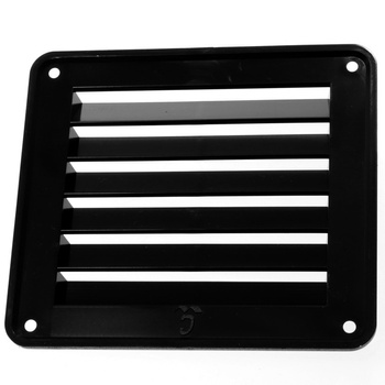 KRATKA WENTYLACYJNA CZARNA 140x125