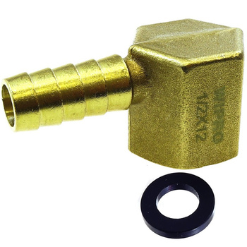 KRÓCIEC KOLANKOWY BRASS 90 F 1/2" X 12MM