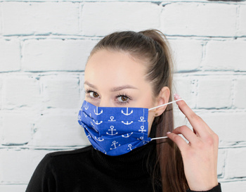 MASKA OCHRONNA PODWÓJNA KOTWICZKI GRANAT (Z KIESZONKĄ NA FILTR)