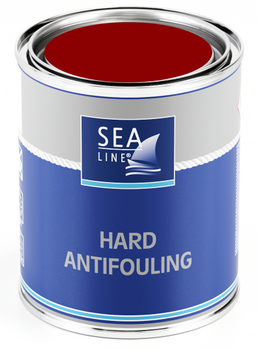TWARDA FARBA ANTYPOROSTOWA CZERWONA 2,5 L  SEA-LINE