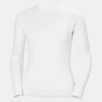 KOSZULKA DAMSKA HELLY HANSEN  WATERWEAR RASHGUARD  UPF 50+(34321) WHITE