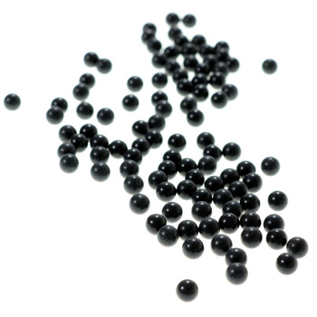 KULKI ŁOŻYSKOWE ROZMIAR 0 DELRIN - 100 SZT - CZARNE