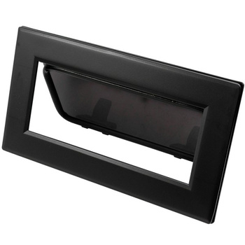 OKNO FLUSH MITRE ROZMIAR 0 - OTWIERANE - CZARNE - CIEMNA SZYBA - 175MMx322MM