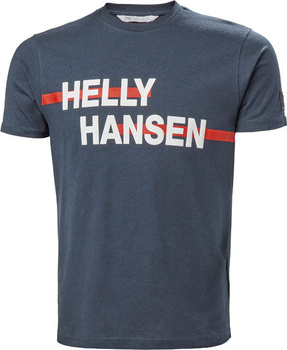 KOSZULKA MĘSKA HELLY HANSEN RWB GRAPHIC 53763  NAVY