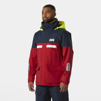 KURTKA MĘSKA HELLY HANSEN PIER JACKET 4.0 34484 RED