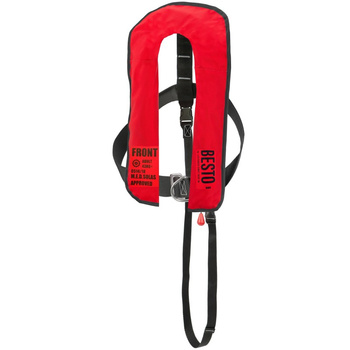 KAMIZELKA PNEUMATYCZNA 220N, SOLAS AUTO HARNESS, CZERWONA