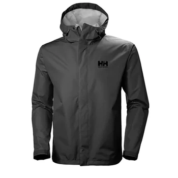 KURTKA MĘSKA HELLY HANSEN SEVEN RAIN JACKET 62047 EBONY